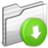 Drop Box Folder white Icon